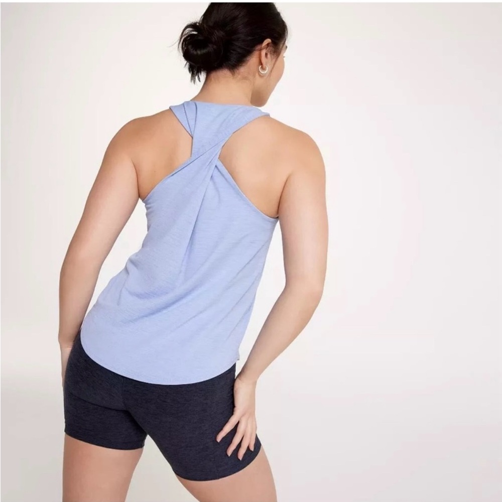 NWT CALIA Women's Twist Back Tank Peri Dusk ***Size Medium*** Retail $48